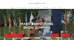 Desktop Screenshot of markarmstrongshowjumping.com